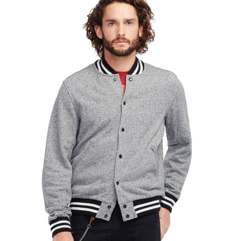 Trademark Brooklyn Cloth Men’s varsity baseball bomber